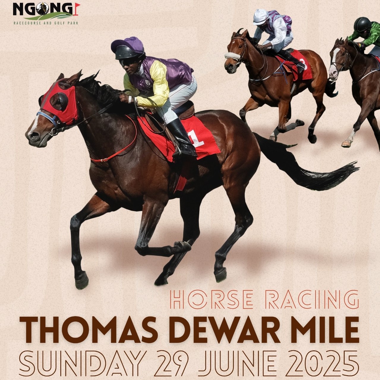 The Thomas Dewar Mile Race Day Poster