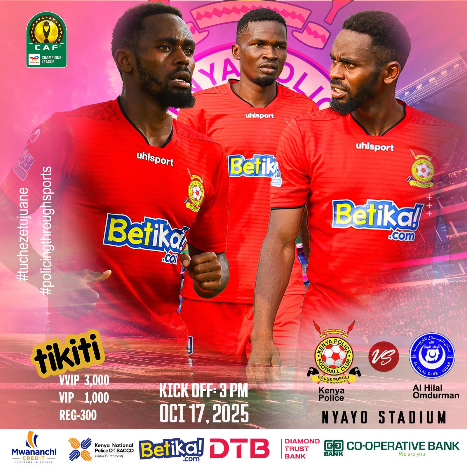Kenya Police FC vs Al Hilal Omdurman Poster