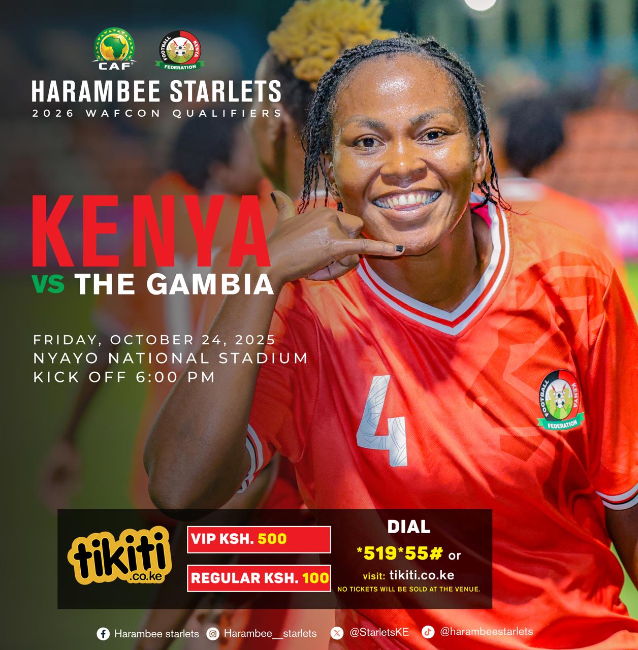 Kenya vs Gambia Poster