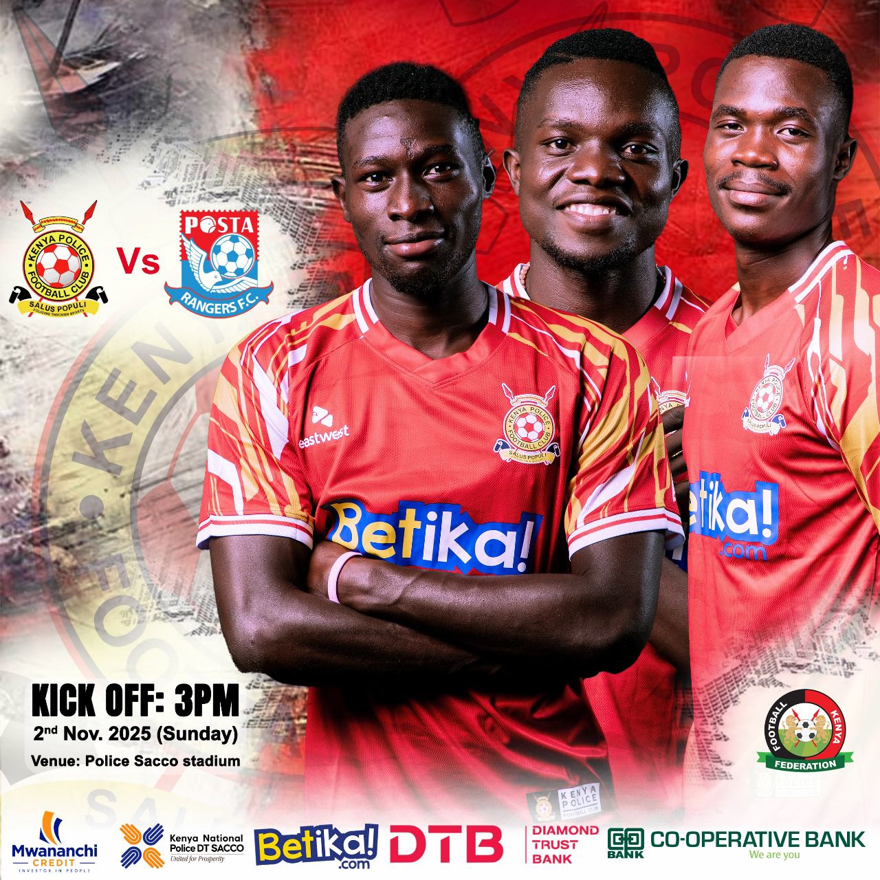 Kenya Police FC vs Posta Rangers FC Poster
