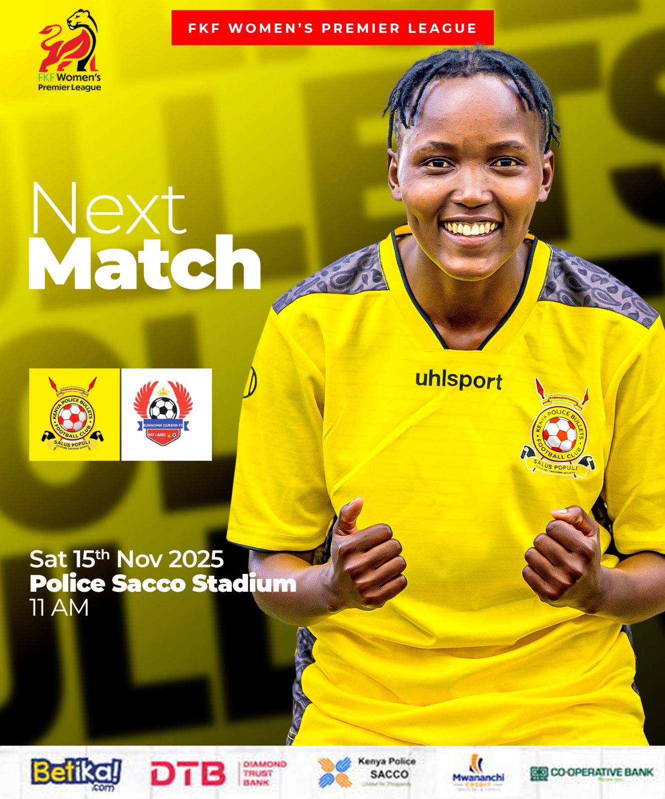 Kenya Police Bullets vs Bungoma Queens Poster