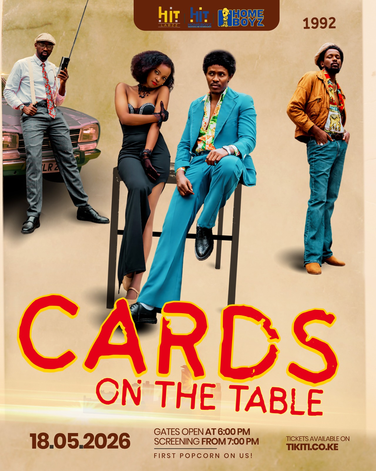 Cards On The Table Movie Screening Poster