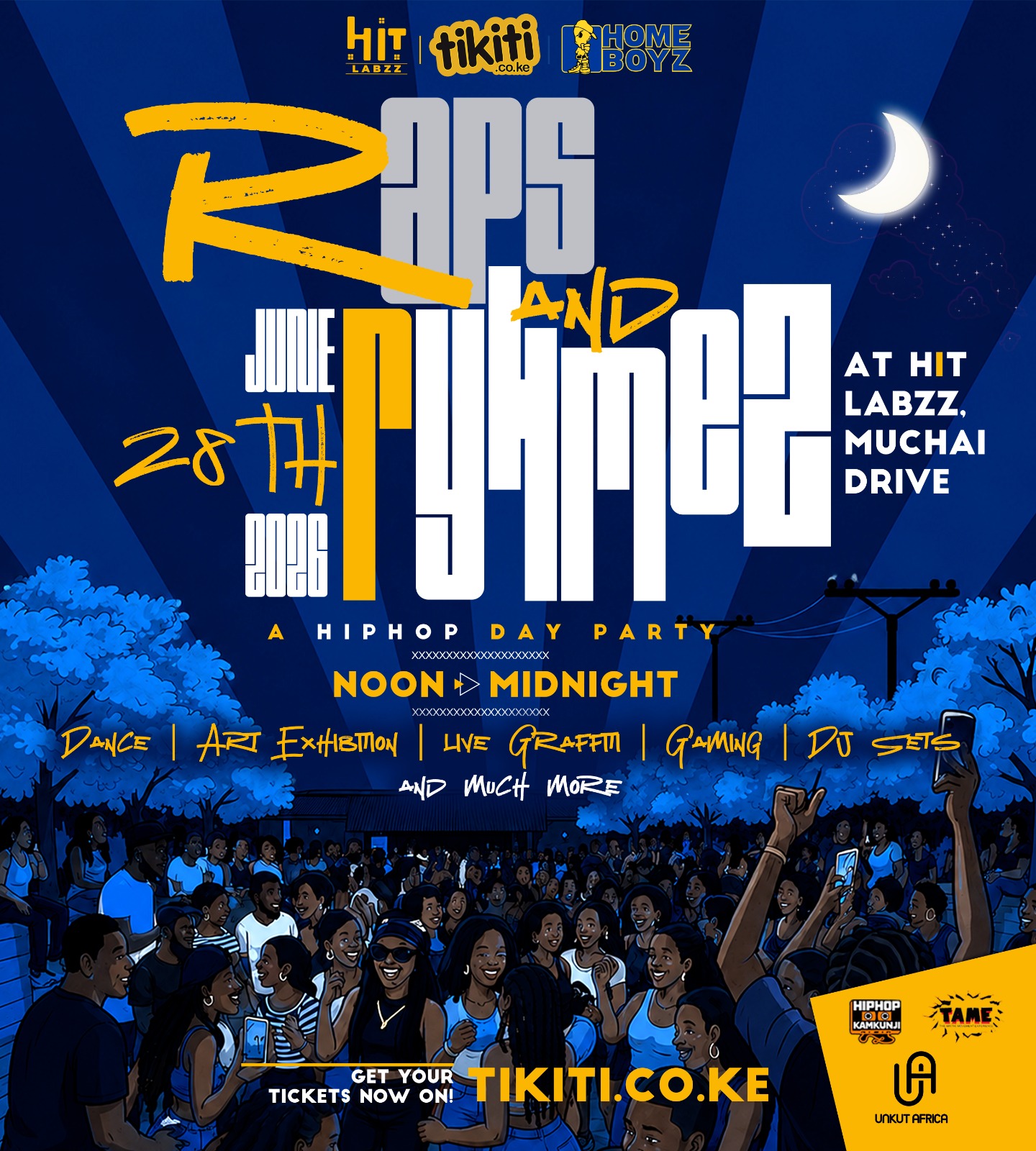 Raps & Rhymez @ The Labzz Poster