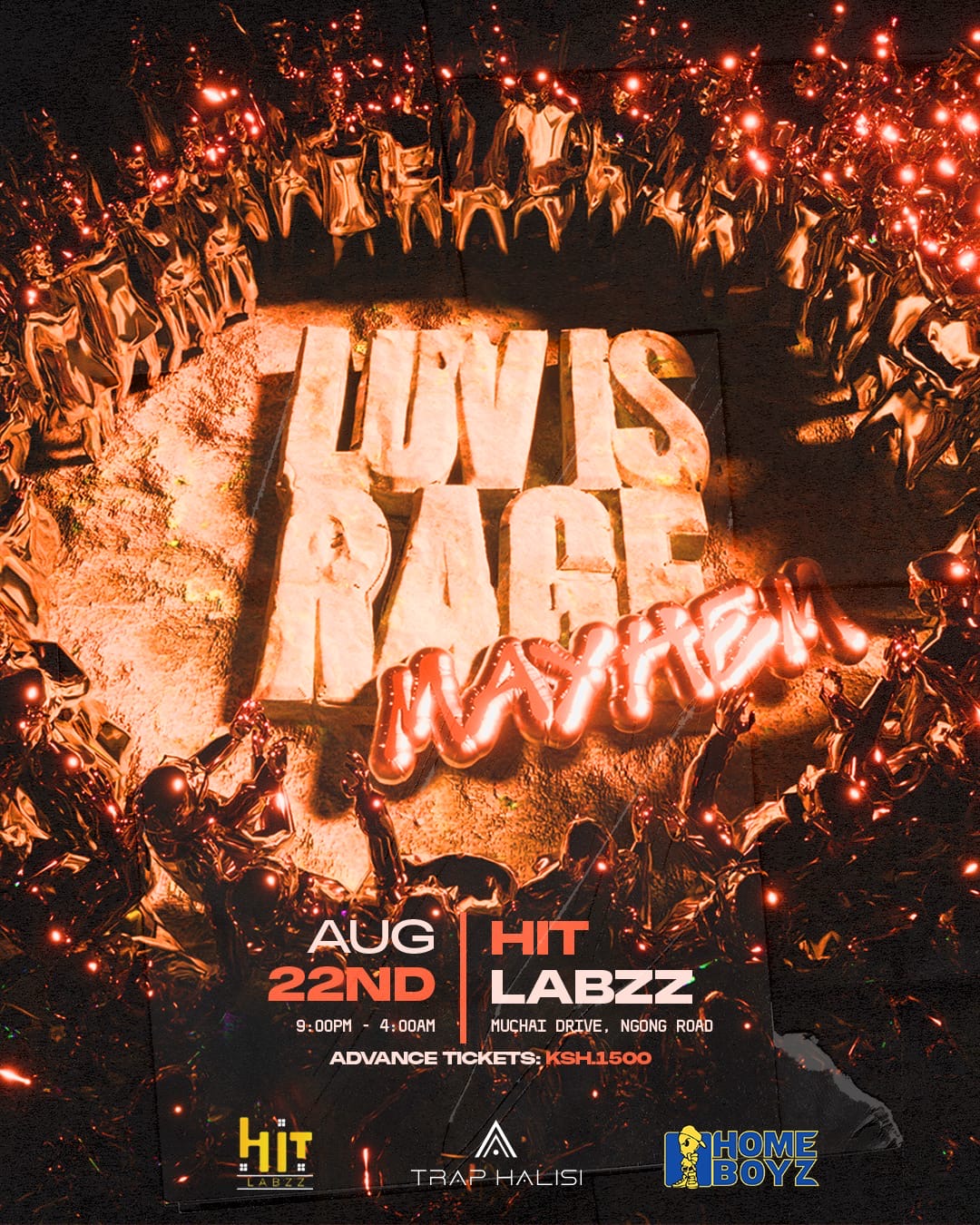 LUV IS RAGE MAYHEM Poster