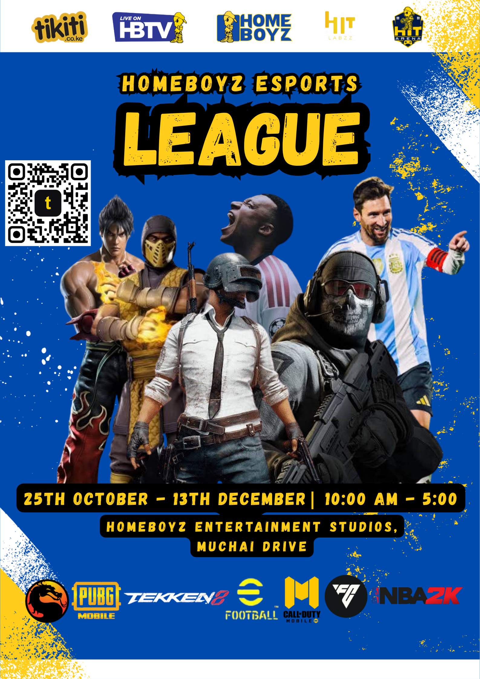 HOMEBOYZ ESPORTS LEAGUE LAUNCH Poster