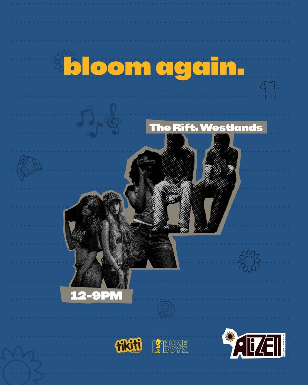 bloom again. Poster